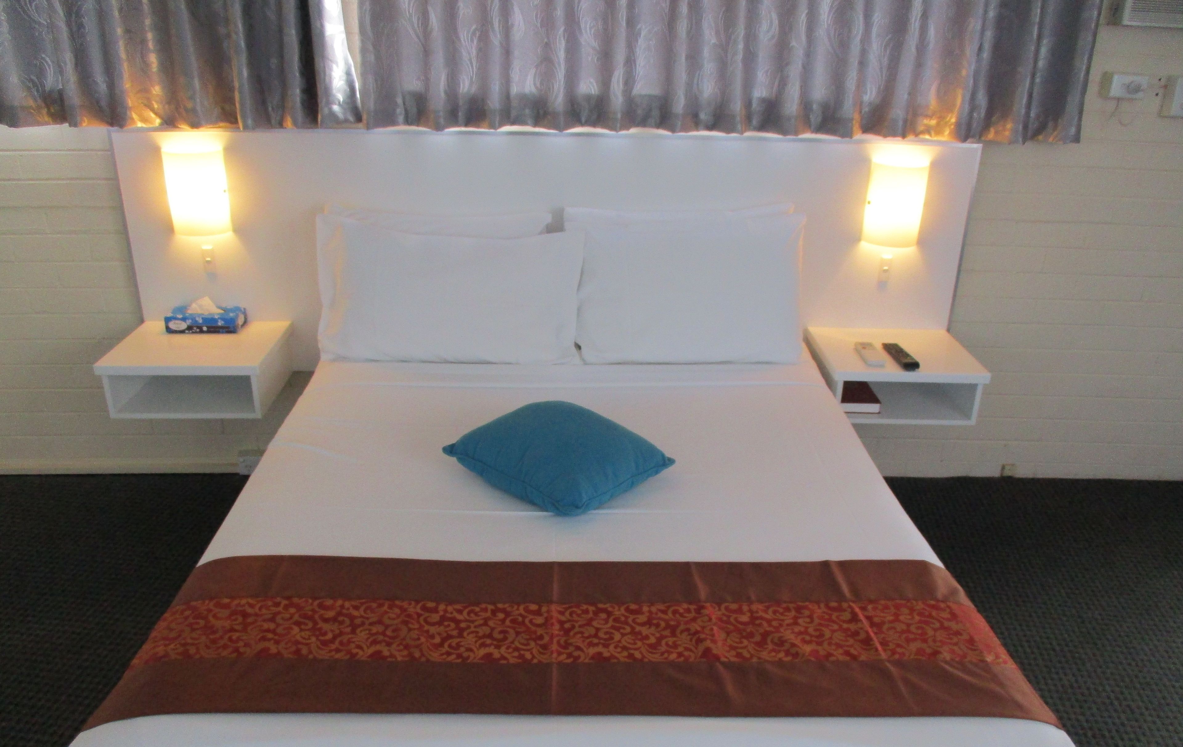 Individually decorated, individually furnished, desk, iron/ironing board