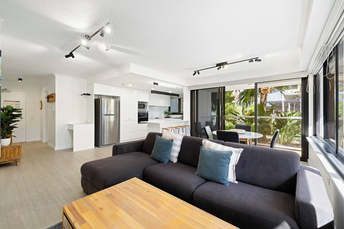 2 Bed Ocean View Apartment - Ground Floor | Living area | TV