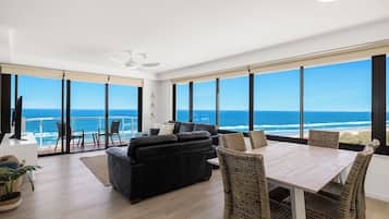 2 Bed Ocean View Apartment -Floors 10-16 | Living area | TV