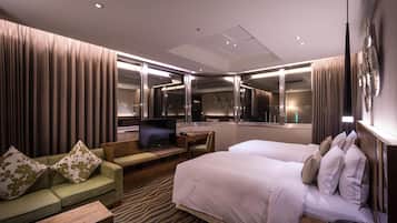 Quarto duplo superluxo, 2 camas de solteiro | Vista do quarto