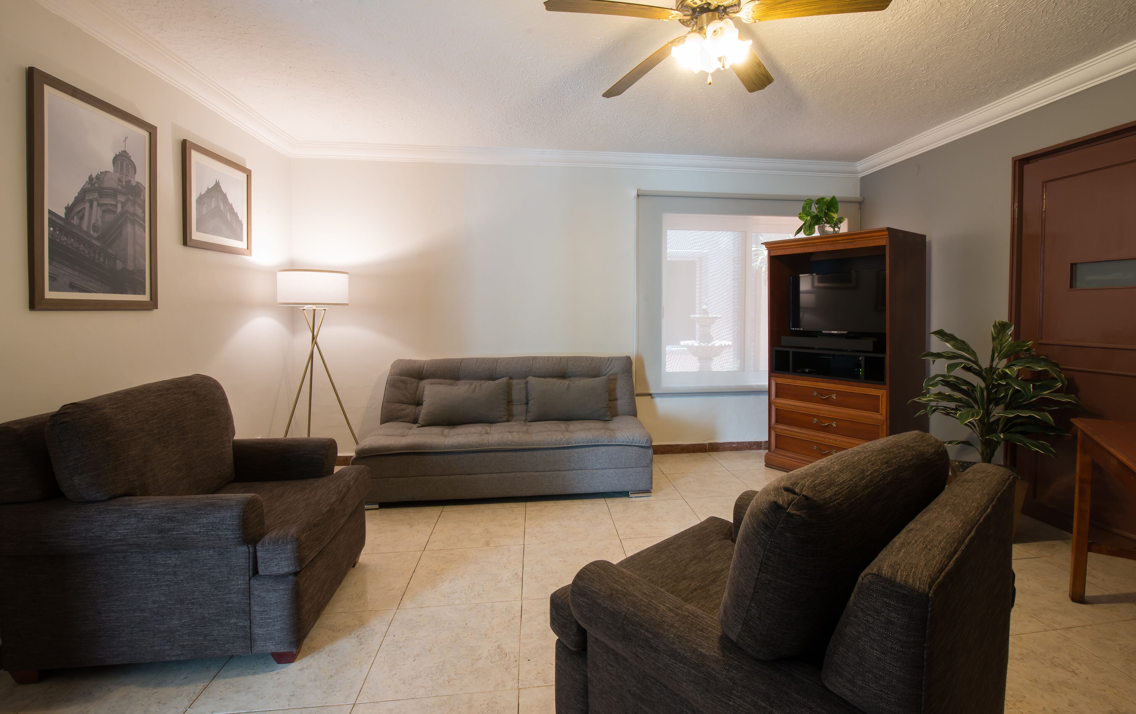 junior suite | living room | 32-inch flat-screen tv with cable channels, tv