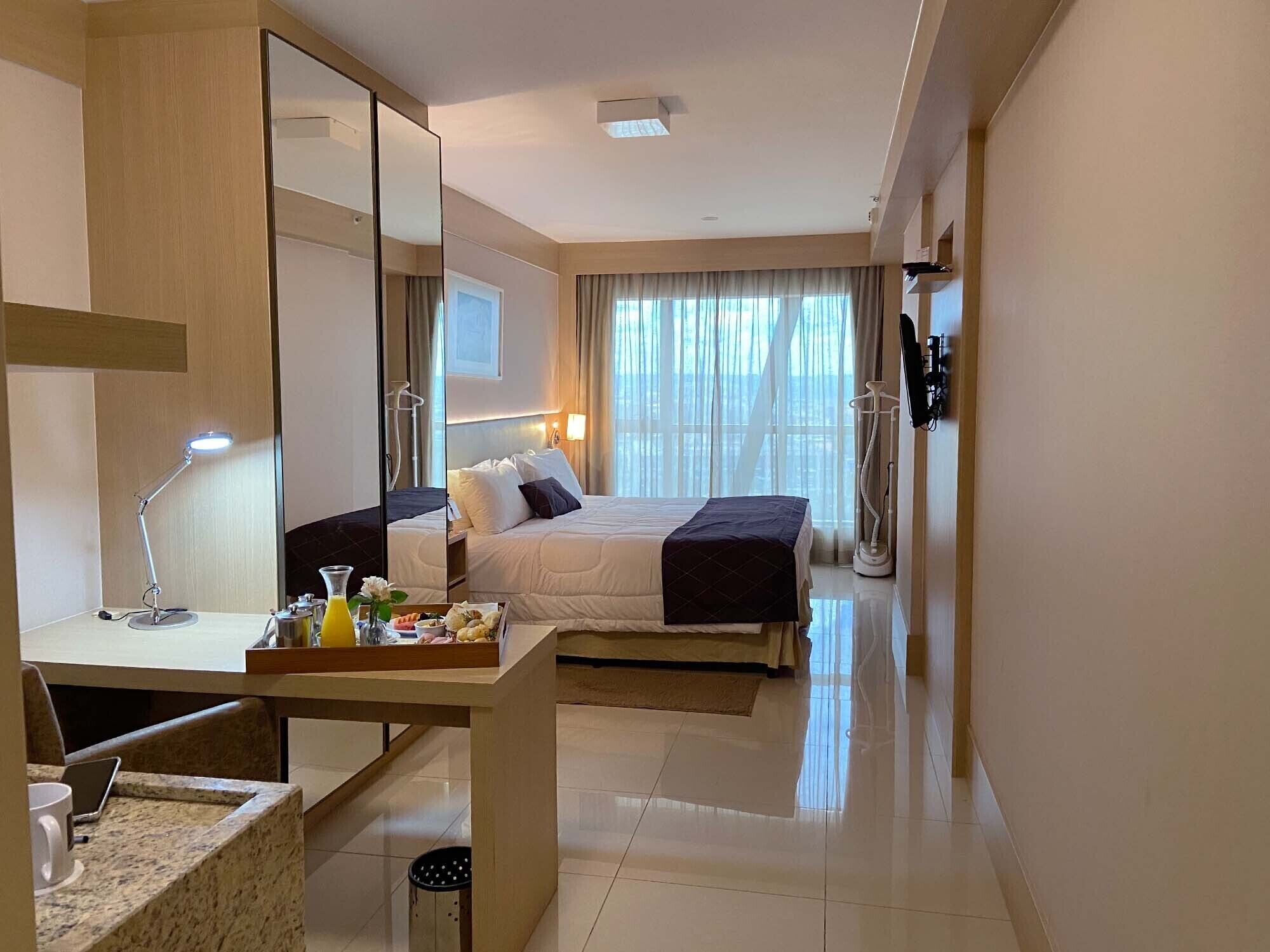 Minibar, in-room safe, desk, laptop workspace