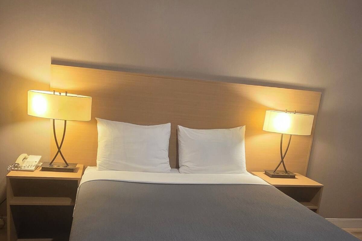 Habitació estàndard, 1 llit de matrimoni | Escriptori, cortines opaques, planxa i posts de planxar i wifi gratuïta 