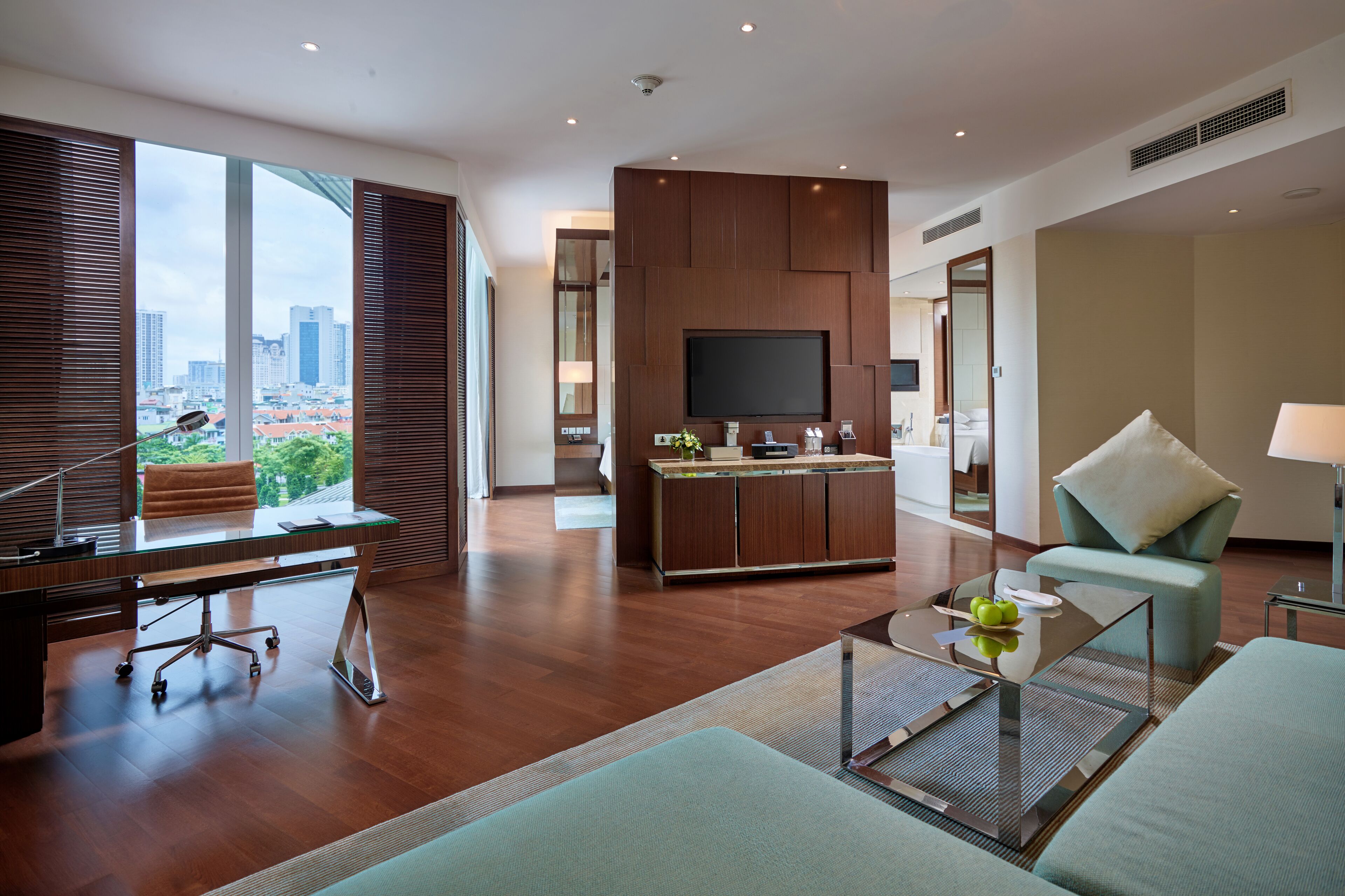 42-inch lcd tv with cable channels, tv, ipod dock