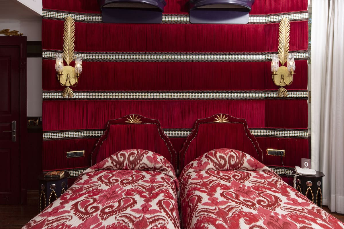1 slaapkamer, luxe beddengoed, een minibar, een kluis op de kamer