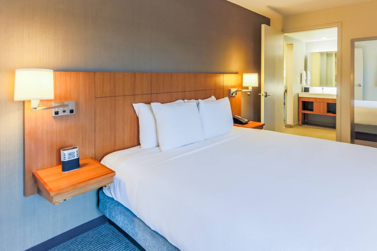 suite, 1 king bed | desk, laptop workspace, blackout curtains, soundproofing