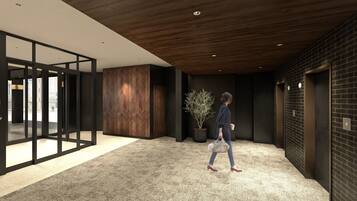 Interior entrance