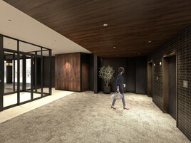 Interior entrance