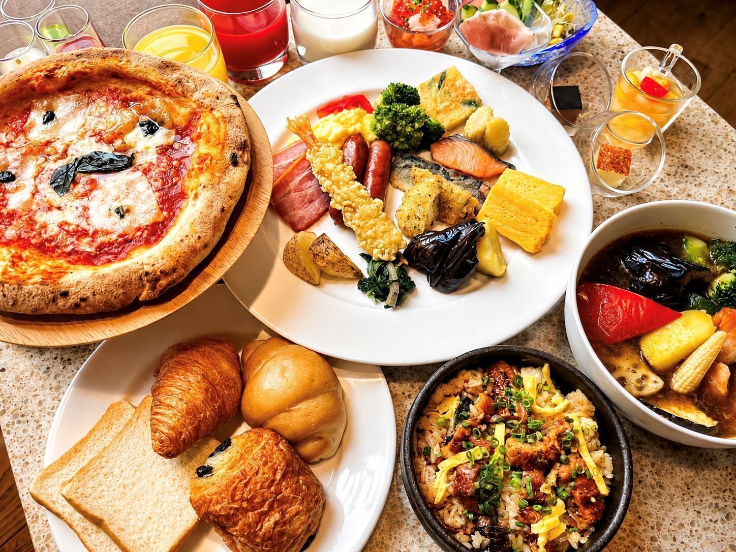 Daily buffet breakfast for a fee