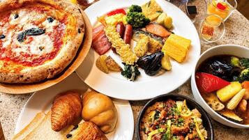 Daily buffet breakfast for a fee