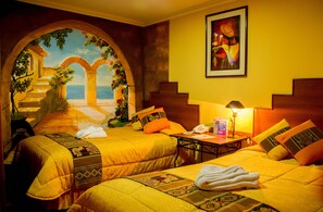 Double Room | Egyptian cotton sheets, premium bedding, Select Comfort beds - Las Brisas Centro Hotel (La Paz)