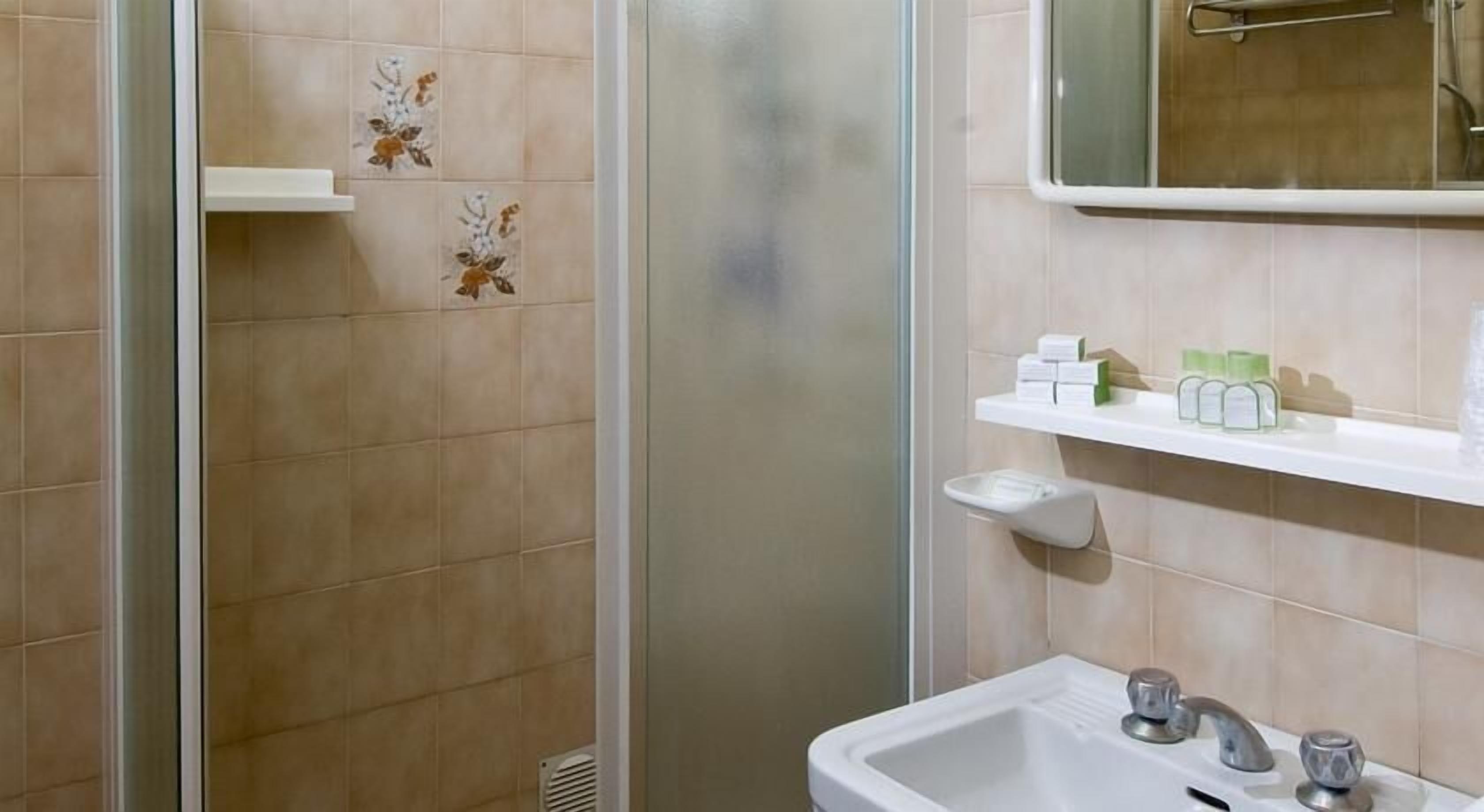 free toiletries, hair dryer, bidet, towels