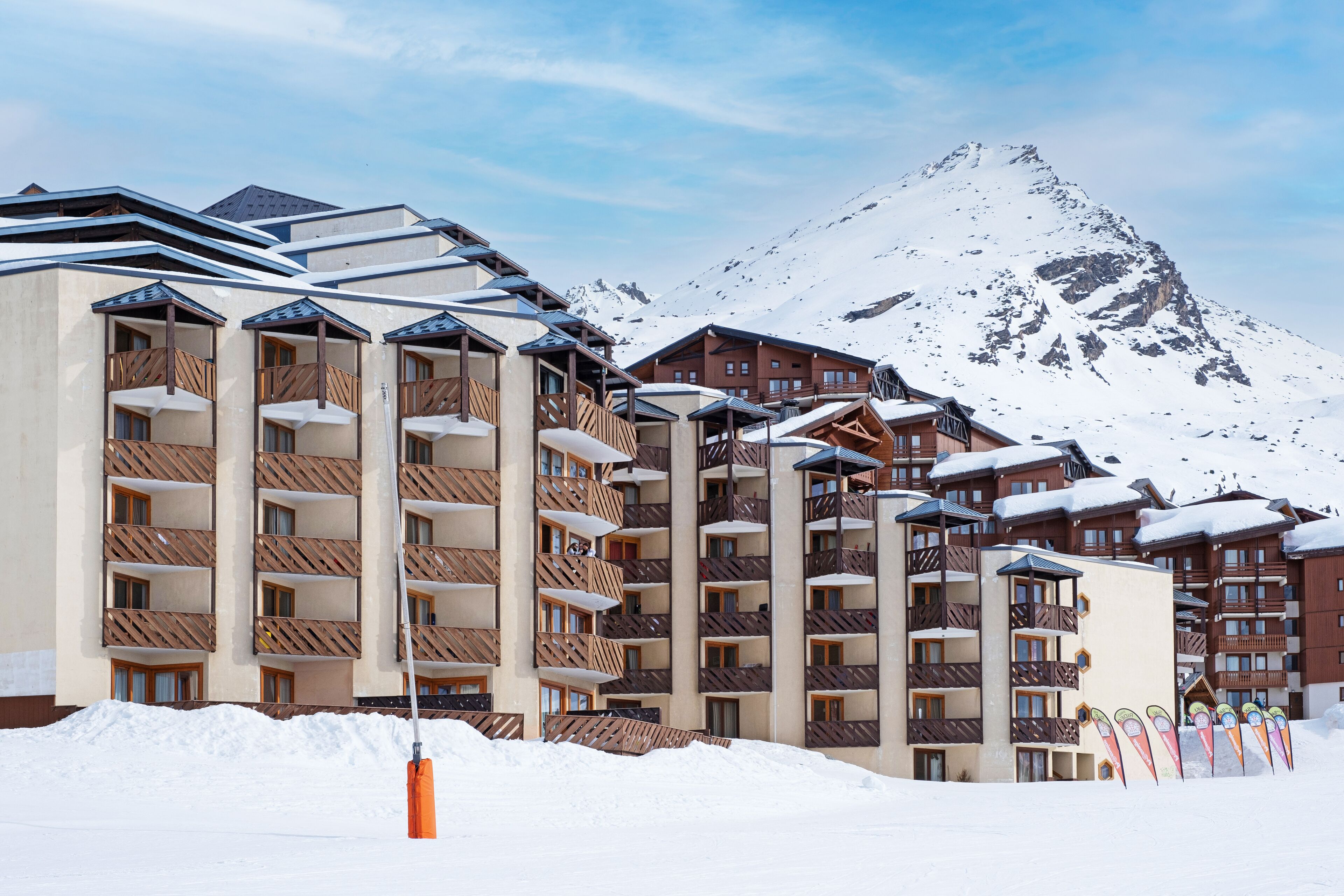 Facciata della struttura