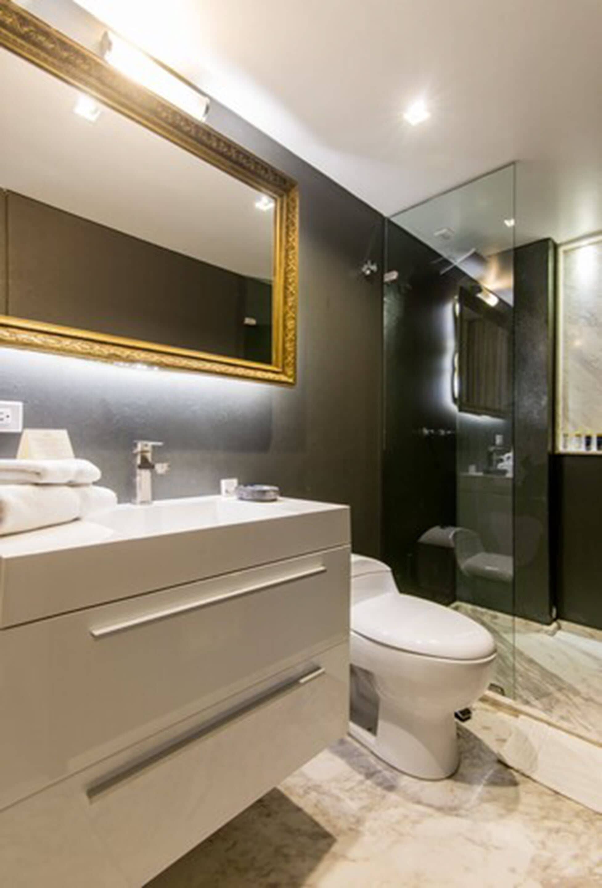 premium bedding, tempur-pedic beds, in-room safe, soundproofing