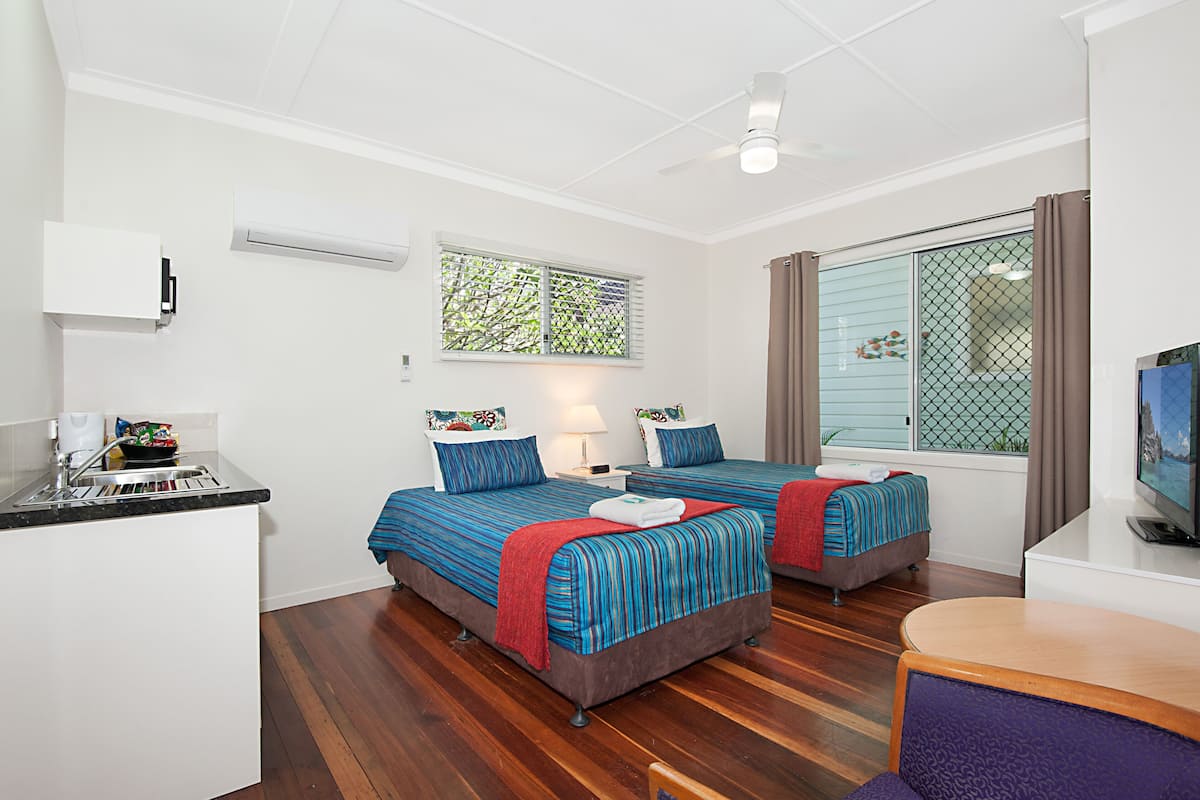 1 bedroom, premium bedding, individually decorated
