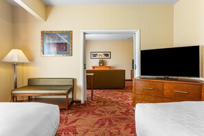 Pillow-top beds, in-room safe, laptop workspace, blackout curtains