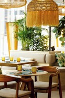 Breakfast, lunch, dinner served; pool views