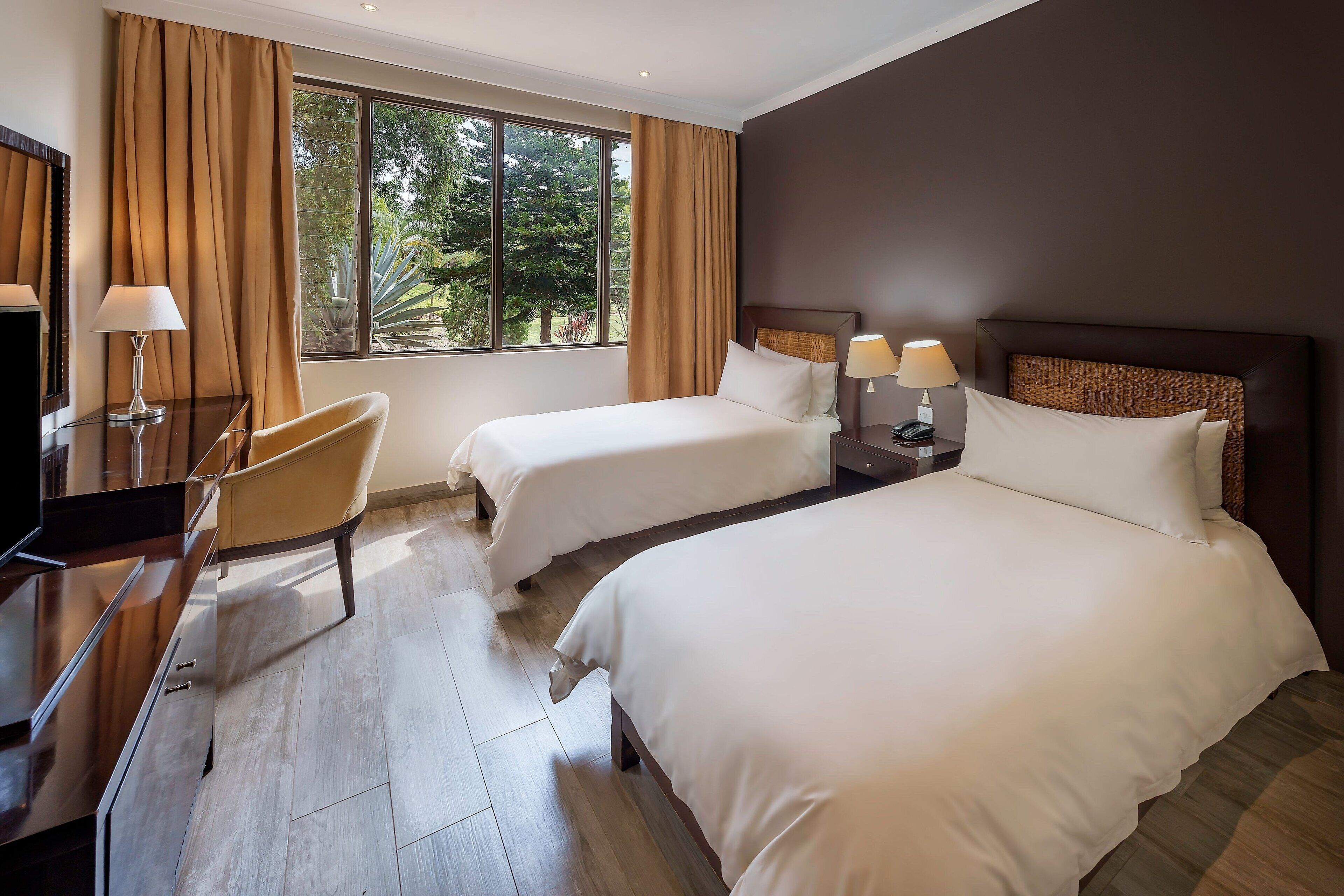 room, 2 single beds, mountain view | premium bedding, pillow-top beds, minibar, in-room safe