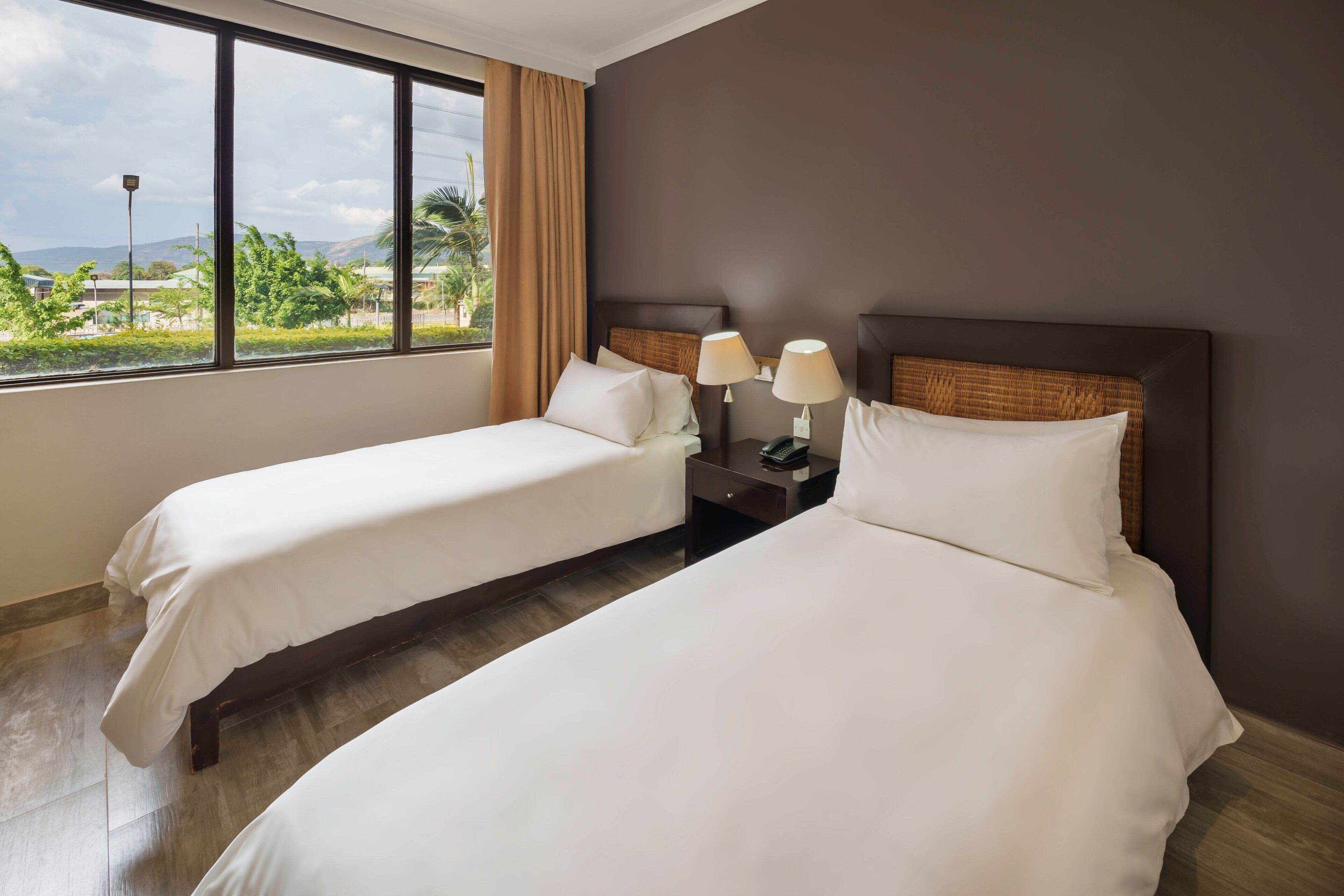 room, 2 single beds, mountain view | premium bedding, pillow-top beds, minibar, in-room safe