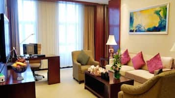 Minibar, in-room safe, cots/infant beds, alarm clocks