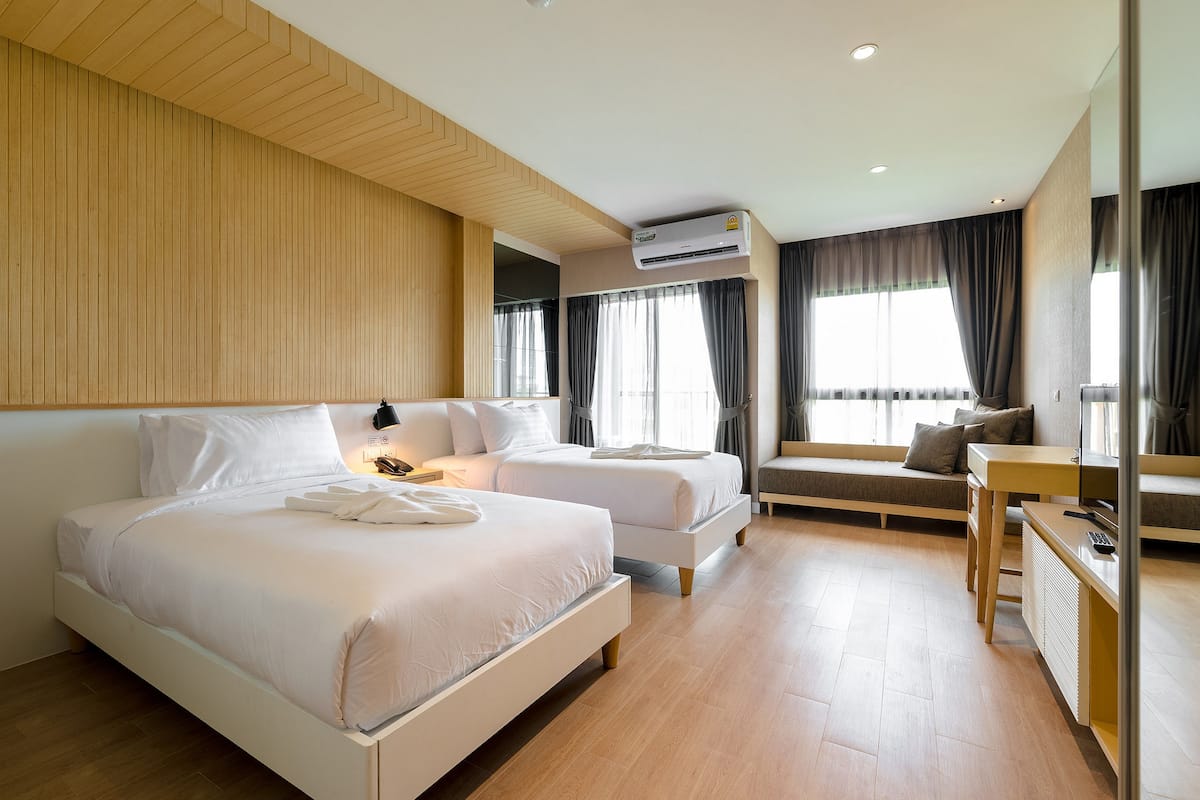 Superior Twin kamer | Een kluis op de kamer, een bureau, extra bedden (toeslag), gratis wifi
