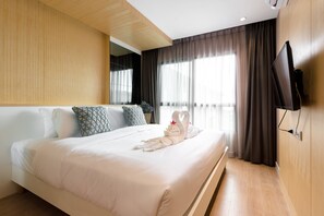 Nhà Duplex, 2 phòng ngủ | Két bảo mật tại phòng, bàn, giường gấp/giường phụ (phụ phí) 