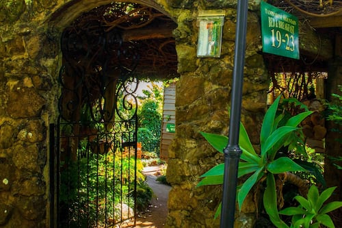 Interior entrance