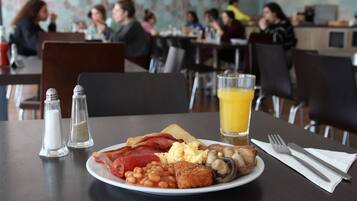 Free daily full breakfast
