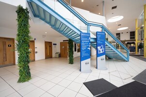 Interior entrance