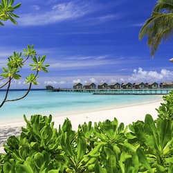 Private beach, white sand, free beach cabanas, sun loungers