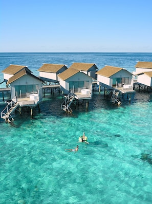 Aerial view - Centara Ras Fushi Resort & Spa Maldives - Adults Only (Giravaru)