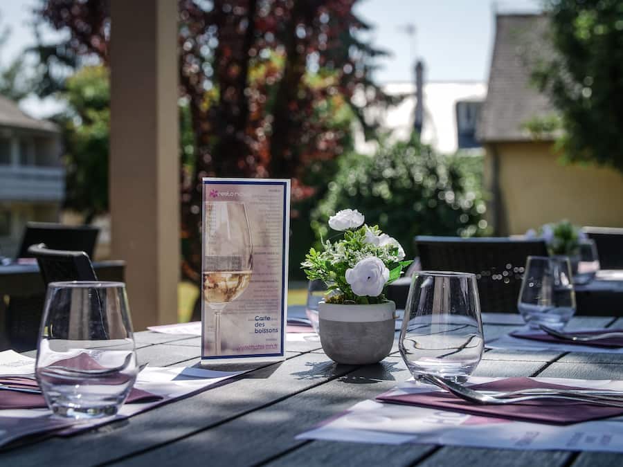 Dinner served, French cuisine