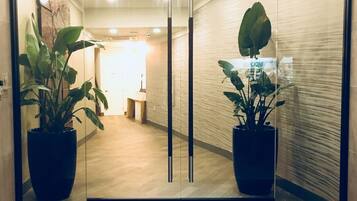 Entrada de l'allotjament