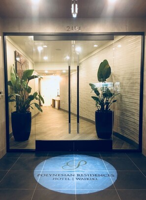 Entrada de la propiedad