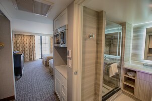 Deluxe Room, 2 Double Beds | In-room safe, desk, soundproofing, iron/ironing board