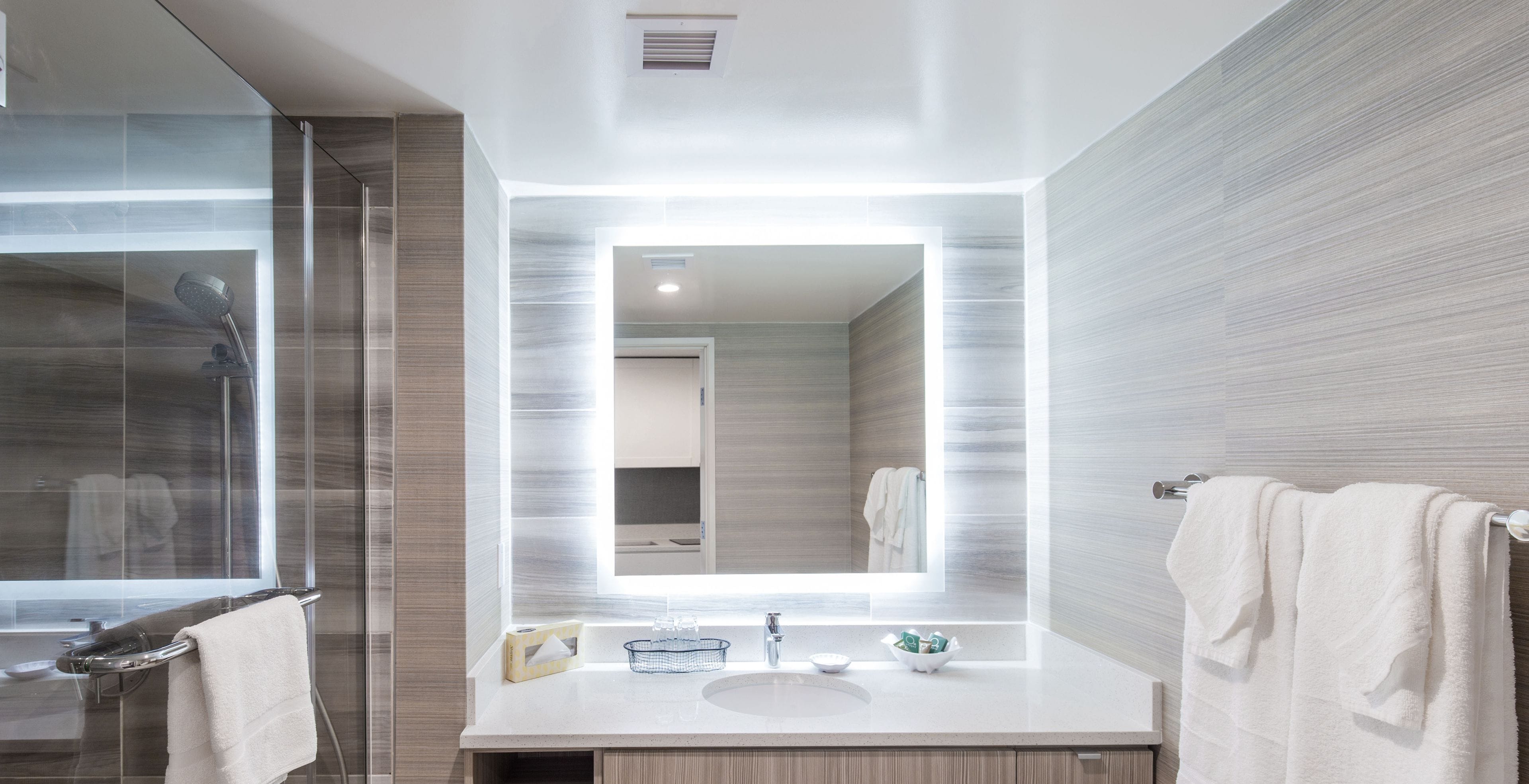 shower, free toiletries, hair dryer, electronic bidet