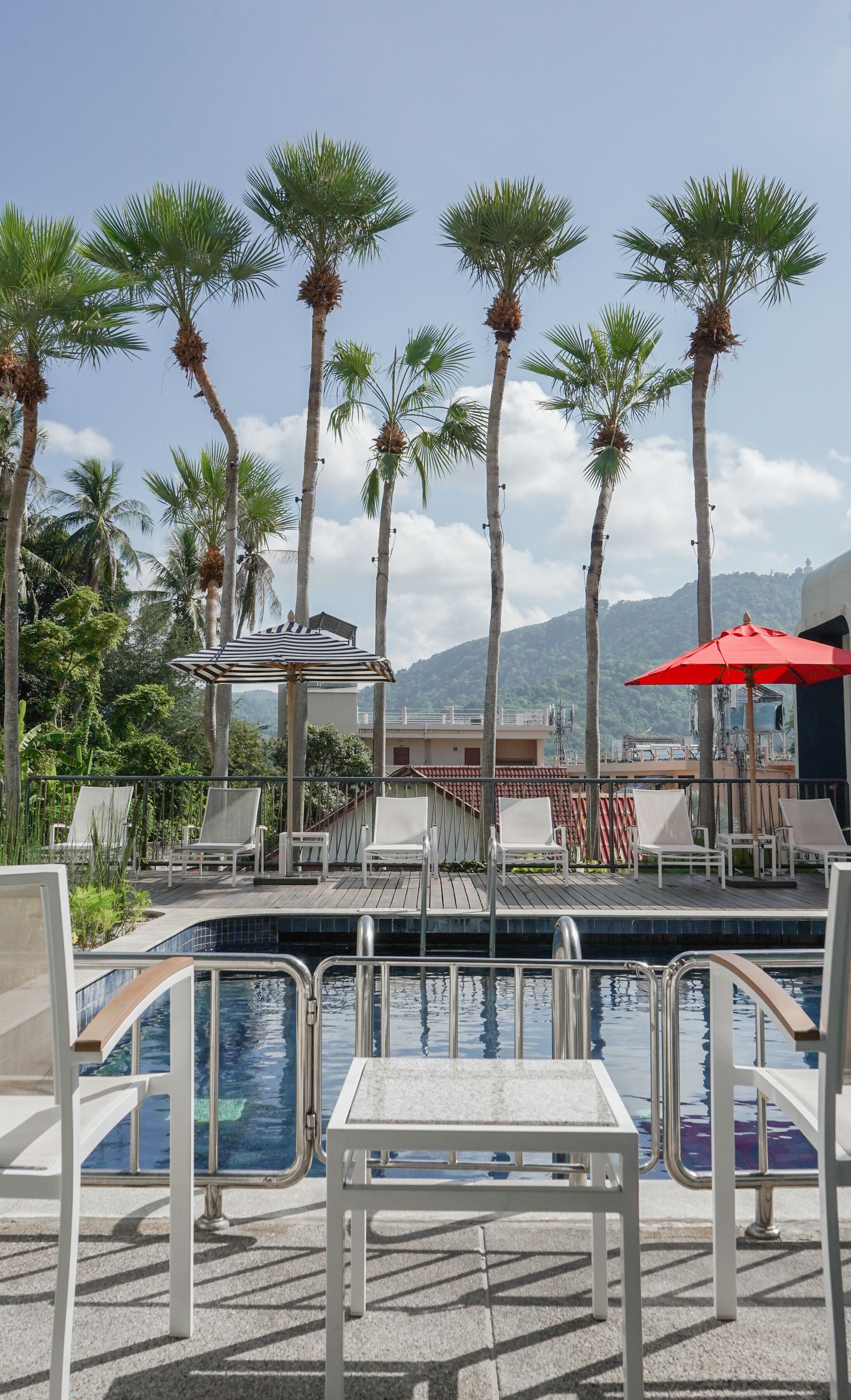 deluxe room, pool access | balcony view