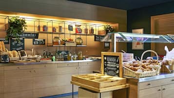 Daily buffet breakfast (EUR 12 per person)