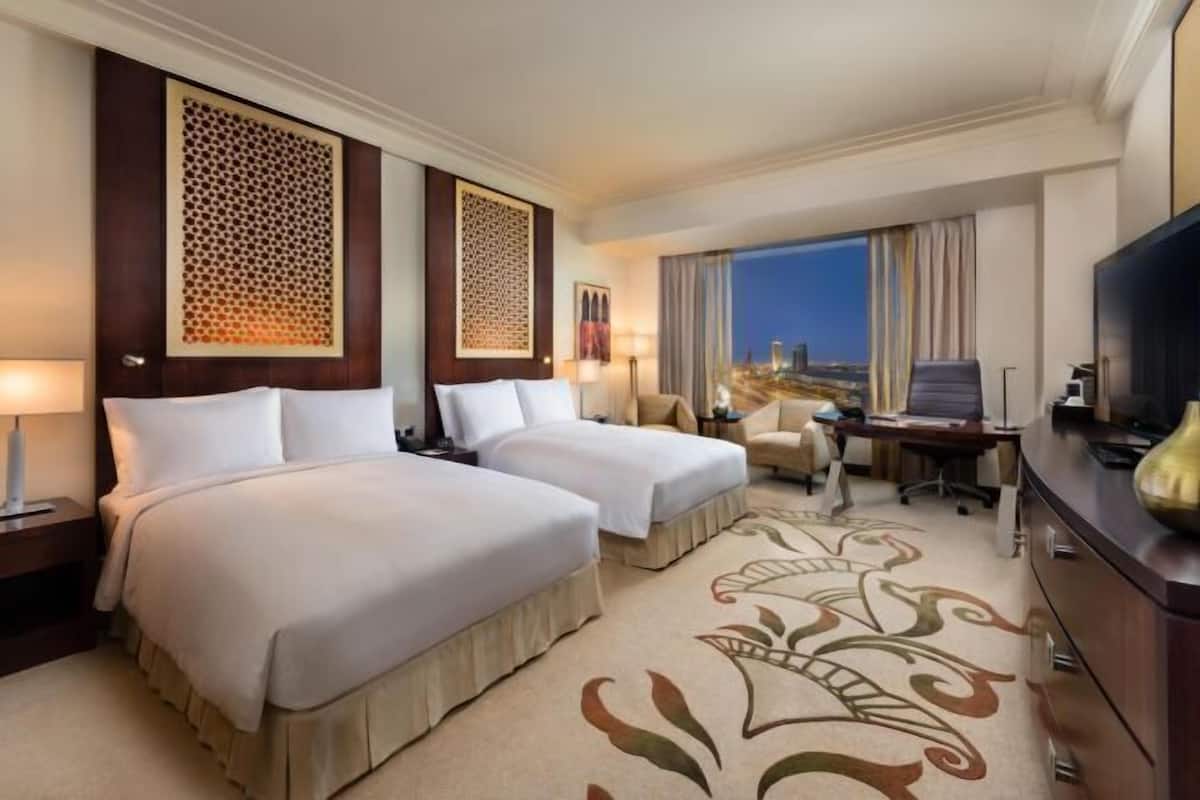 1 bilik tidur, peralatan tempat tidur premium, bar mini