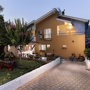 Front of property – evening/night