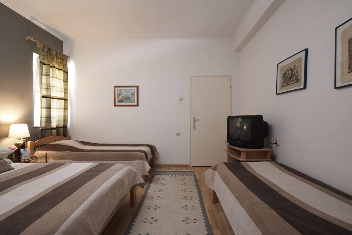 comfort quadruple room, 1 bedroom, accessible, terrace | premium bedding, soundproofing, free wifi