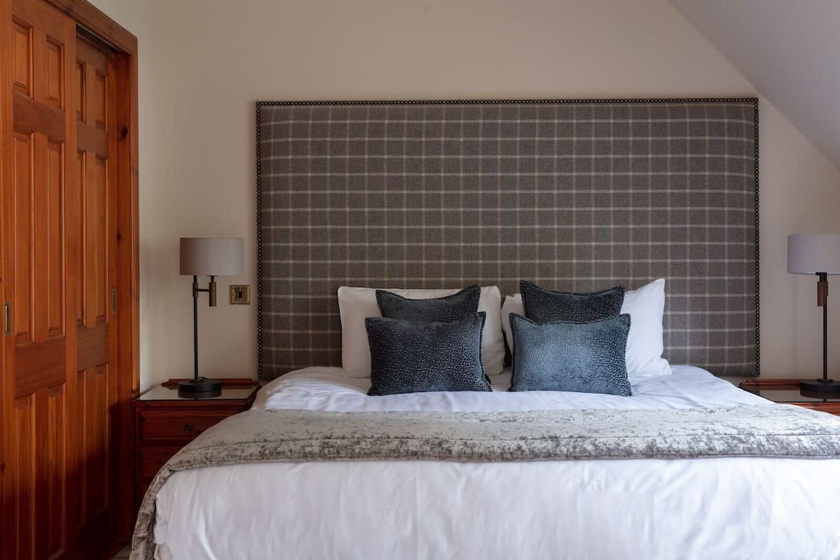 Cadar kapas Mesir, peralatan tempat tidur premium, meja