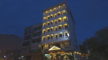 Front of property – evening/night