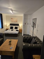 Premier Double Room (Room 1 - 1st Floor) | In-room safe, blackout drapes, iron/ironing board