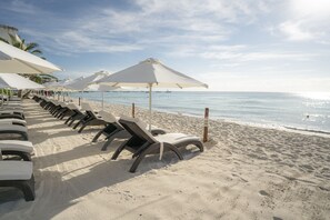 Beach nearby, beach cabanas, sun-loungers, beach umbrellas