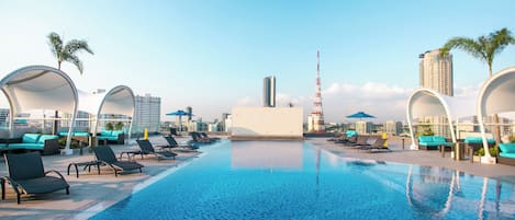 Indoor pool, 2 outdoor pools, open 7:00 AM to 9:00 PM, free pool cabanas