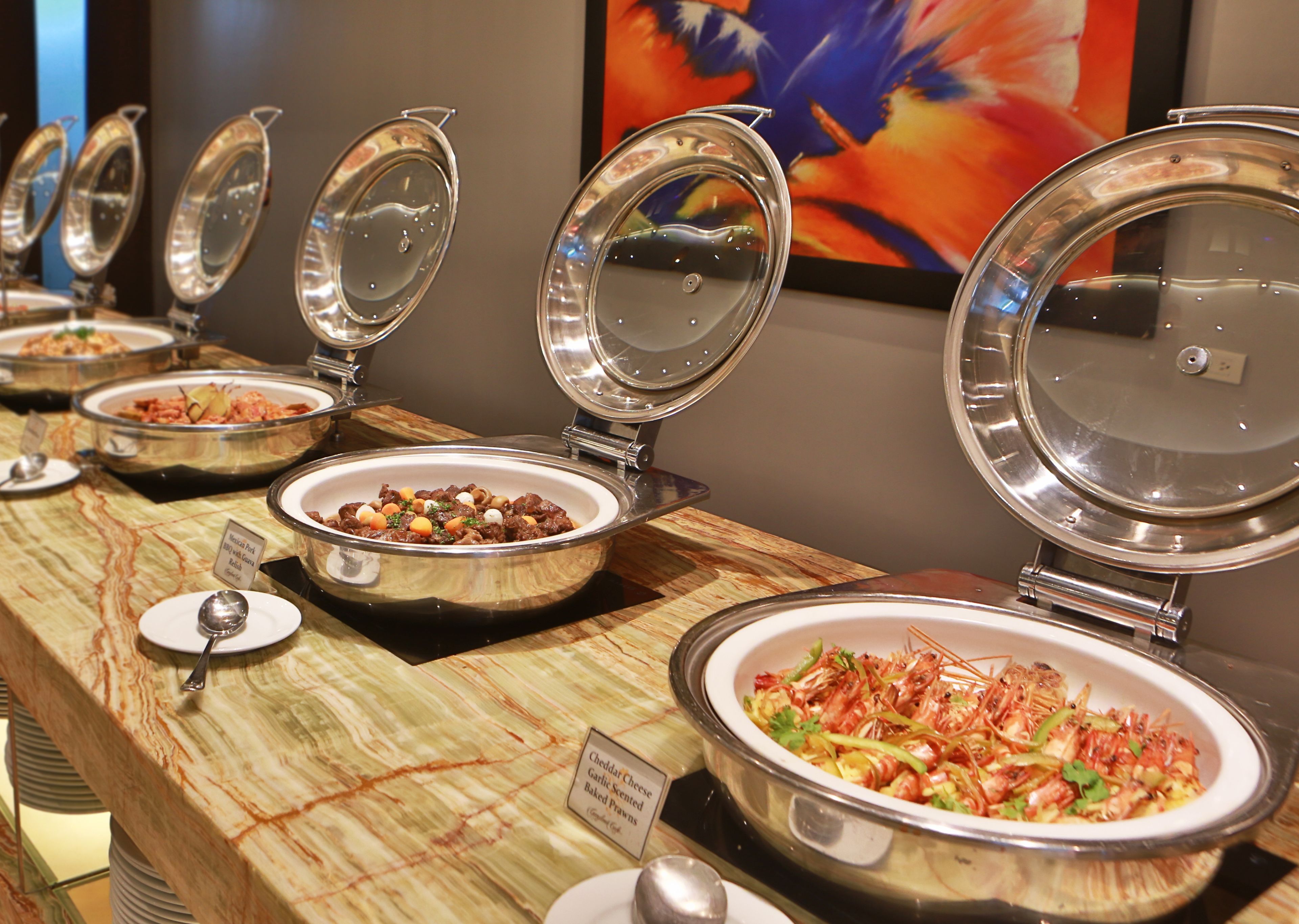 daily buffet breakfast (php 1388 per person)