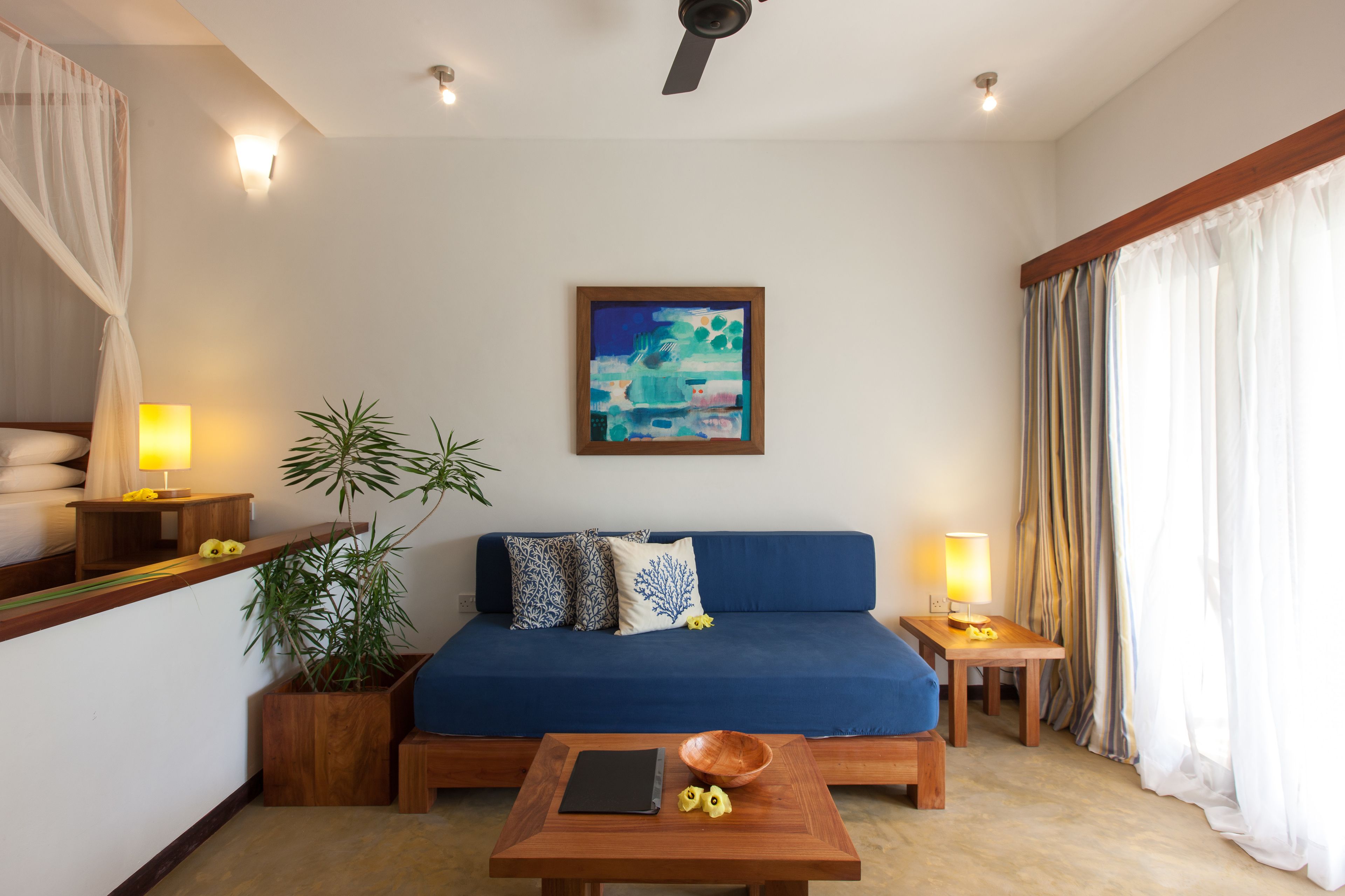 Memory foam beds, in-room safe, individually decorated