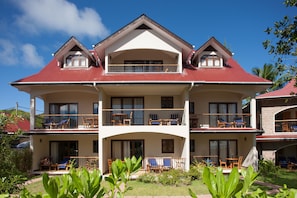 Voorkant van accommodatie