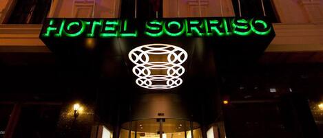 Front of property – evening/night